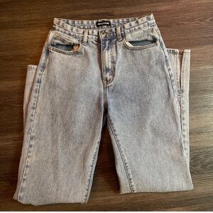 PrettyLittleThing Light Blue Denim Jeans